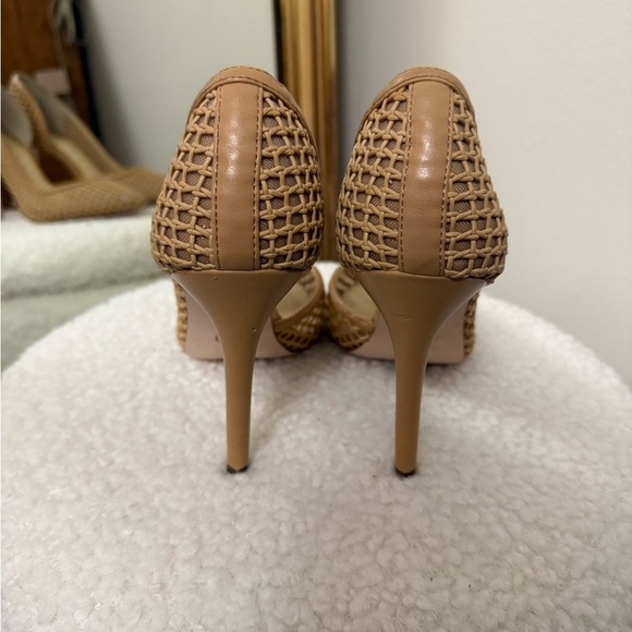 Jessica Simpson nude Pierre Woven pointed toe pump/stiletto - Picture 3 of 9